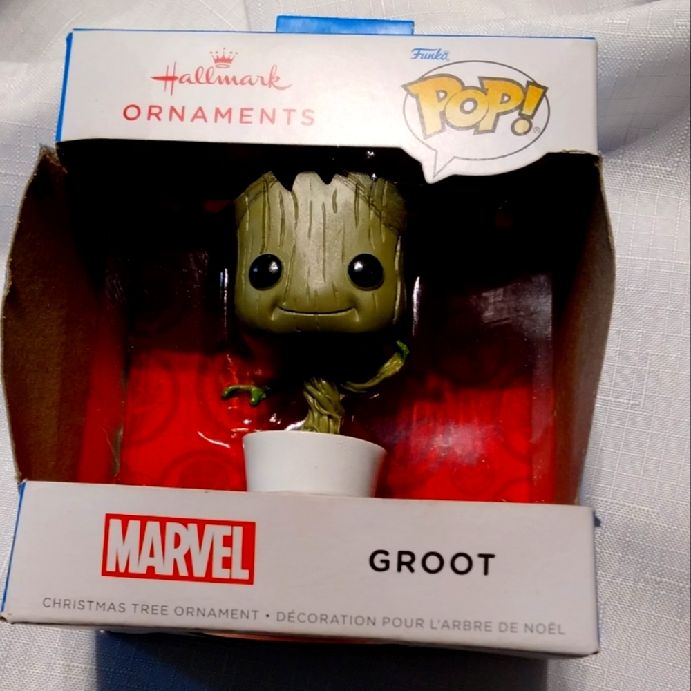 Hallmark Marvel Funko Groot Ornament NWT